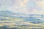 Preview: Ein Landschaftsbild des Künstlers Jean-Claude Picard als Mischtechnik aus Öl farben und Kreide auf Leinwand